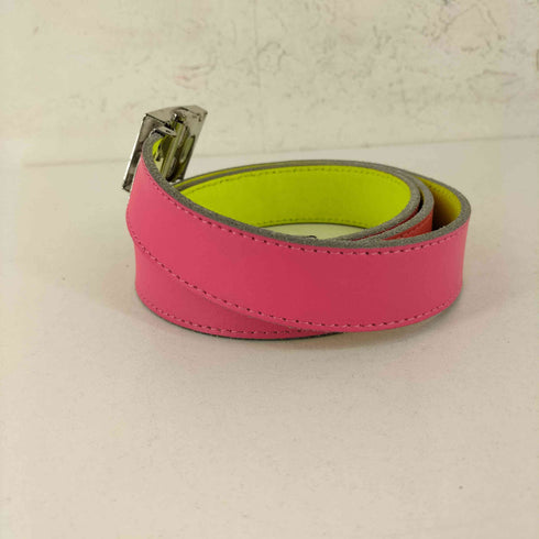 コムデギャルソン COMME des GARCONS SUPER FLUO LEATHER LINE G ネオン レザー ガチャベルト メンズ